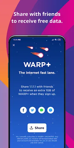 1.1.1.1 + WARP: Safer Internet screenshot