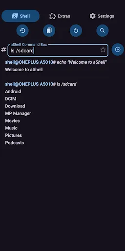 aShell - Your Local ADB Shell screenshot