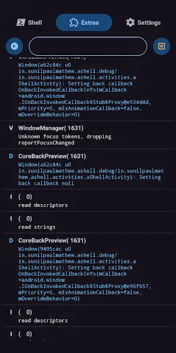 aShell - Your Local ADB Shell screenshot