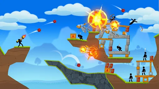 Boom Stick: Bazooka Puzzles screenshot