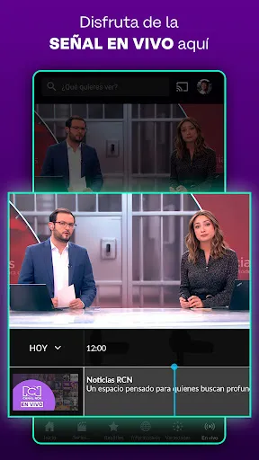 Canal RCN screenshot