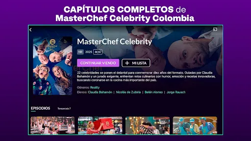 Canal RCN screenshot