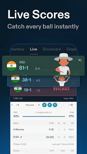 CREX - Just Cricket screenshot