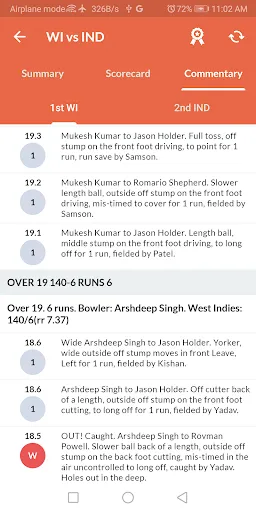 CricFan - Cricket Live Scores screenshot