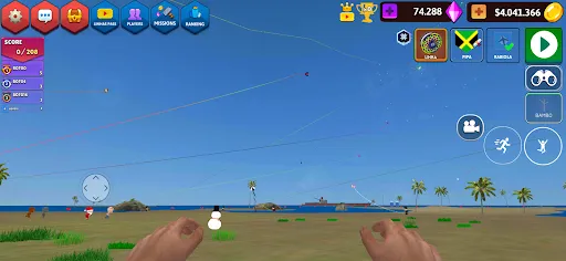 CS Diamantes Pipas: Kite Game screenshot