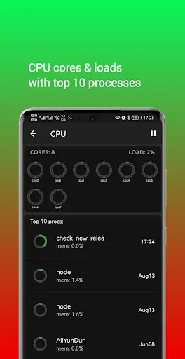 DaRemote: SSH & Server Monitor screenshot