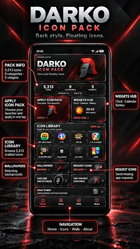 Darko - Icon Pack screenshot