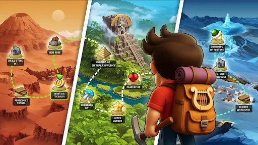 Diggy's Adventure Puzzle Game screenshot