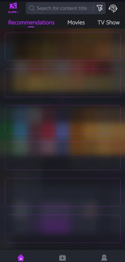 Eleph TV screenshot