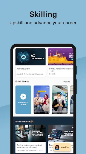 Entri: Learning App for Jobs screenshot
