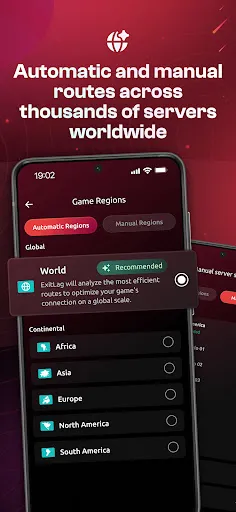 ExitLag: Fix Ping Mobile & Lag screenshot