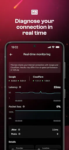 ExitLag: Fix Ping Mobile & Lag screenshot