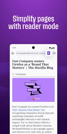 Firefox Fast & Private Browser screenshot