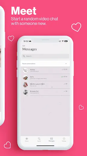 Flirtbees - Video Chat App screenshot