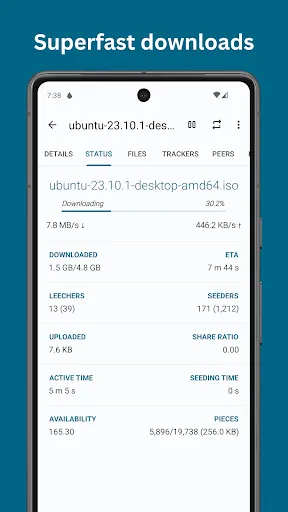 Flud - Torrent Downloader screenshot