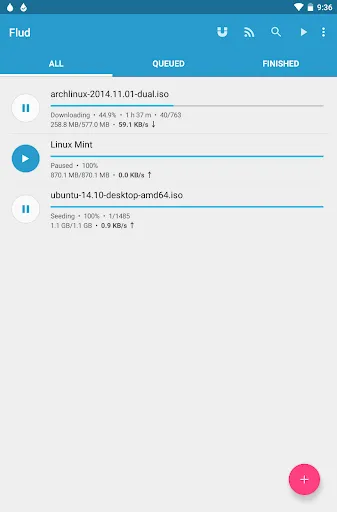Flud - Torrent Downloader screenshot