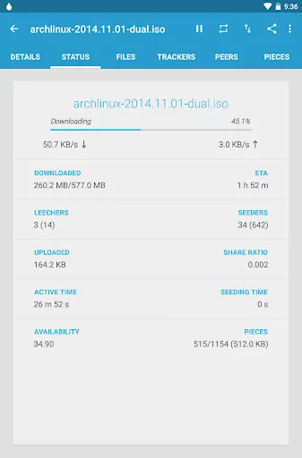 Flud - Torrent Downloader screenshot