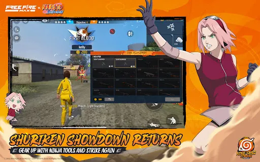 Free Fire MAX x NARUTO screenshot