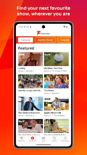 Freeview screenshot