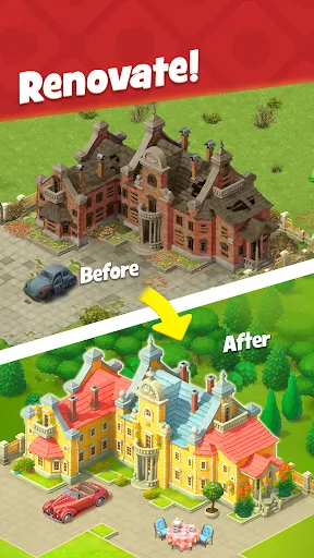 Gardenscapes screenshot