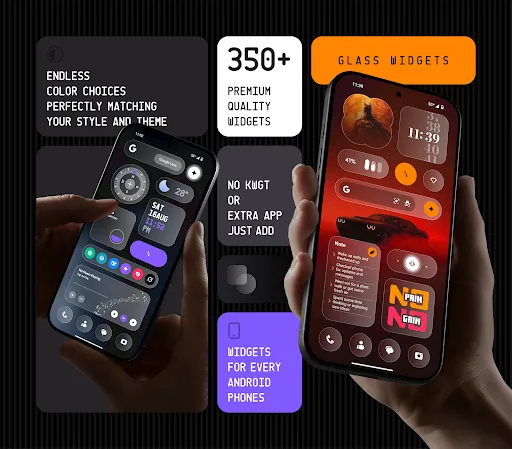 Glass Widgets screenshot