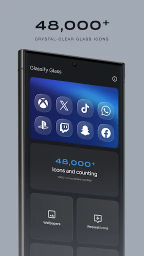 Glassify Glass Icons screenshot