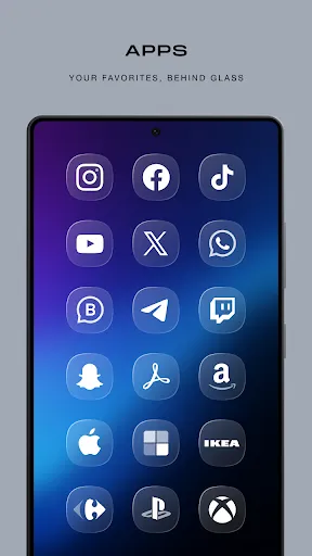 Glassify Glass Icons screenshot