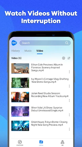 GoTube: Video & Music Player screenshot