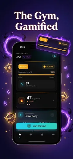 GymLevels: Ranked Gym Workouts screenshot