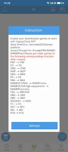Happy Chick Emulator screenshot