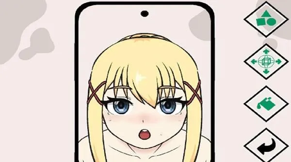 Happy Girl On Mirror screenshot