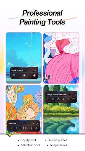 HiPaint: Sketch, Draw & Paint screenshot
