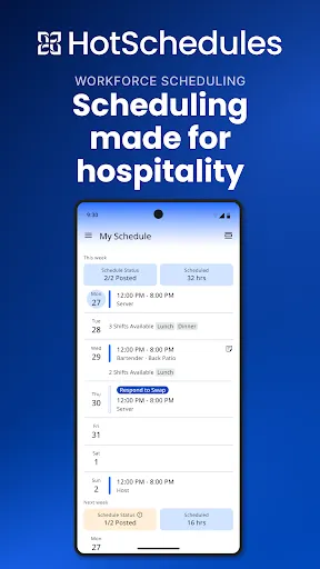 HotSchedules screenshot