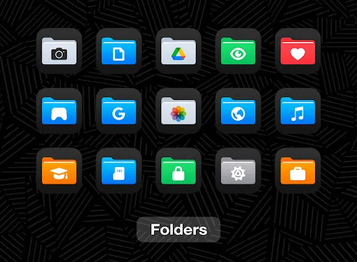 iDarkOS 18 - Icon Pack screenshot