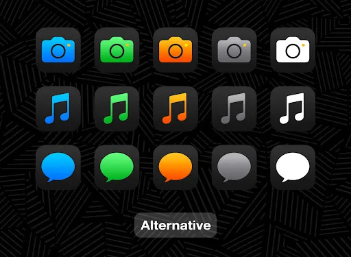 iDarkOS 18 - Icon Pack screenshot
