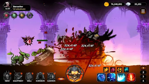 Idle Berserker: legend of rpg screenshot