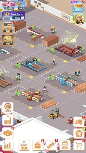 Idle Lumber Empire: Tycoon Inc screenshot