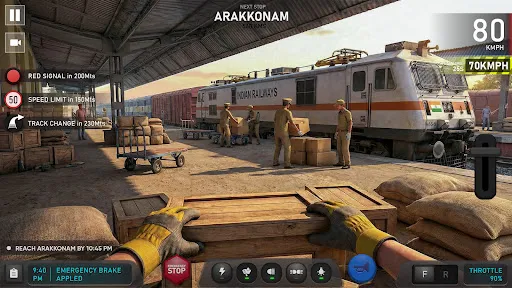 Indian Train Simulator: Game screenshot
