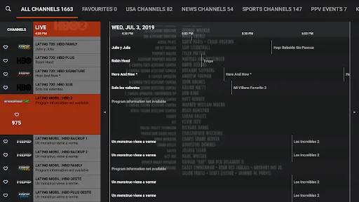 LEGAZY IPTV PLAYER screenshot
