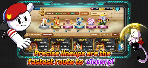 LINE Rangers screenshot