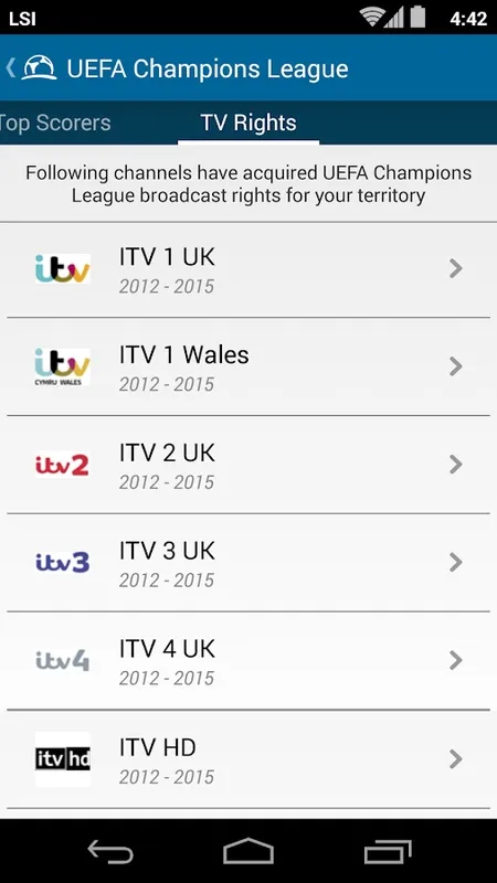 Live Football TV screenshot