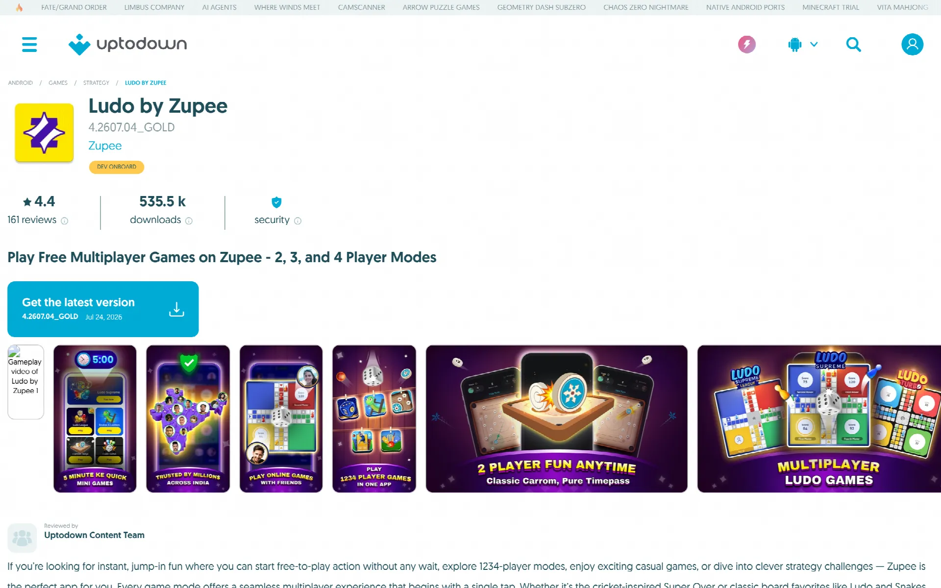 Zupee Ludo screenshot