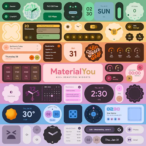 Material You Widgets screenshot