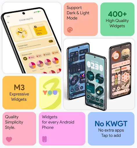 Material You Widgets screenshot