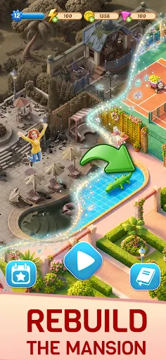 Merge Mansion: Puzzles & Story screenshot