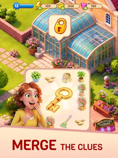 Merge Mansion: Puzzles & Story screenshot