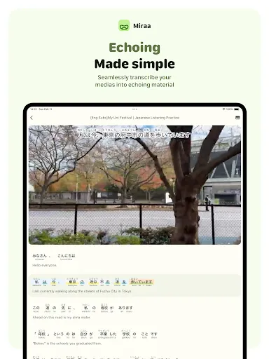 Miraa - AI transcribe & study screenshot