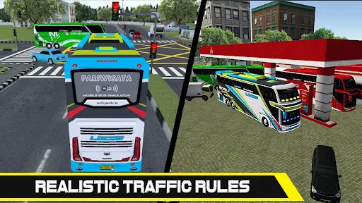Mobile Bus Simulator screenshot