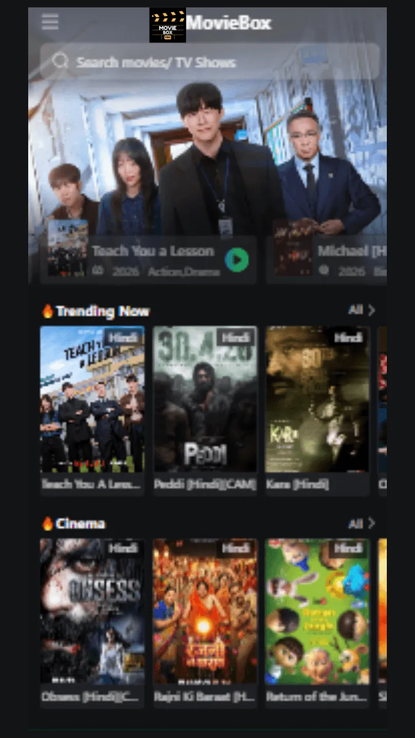 MovieBoxPro screenshot