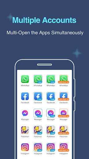 Multiple Accounts: Dual Space screenshot